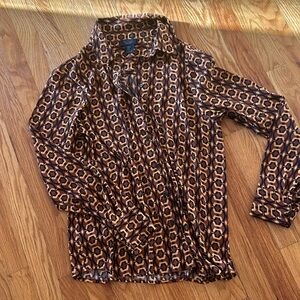 Funky, retro blouse by Rachel Roy
